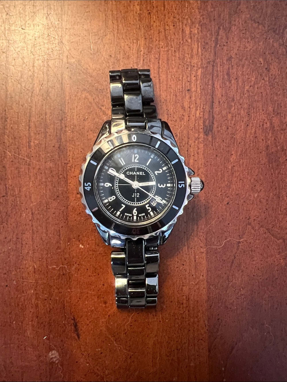 CHANEL Black J12 Women's Bracelet Watch